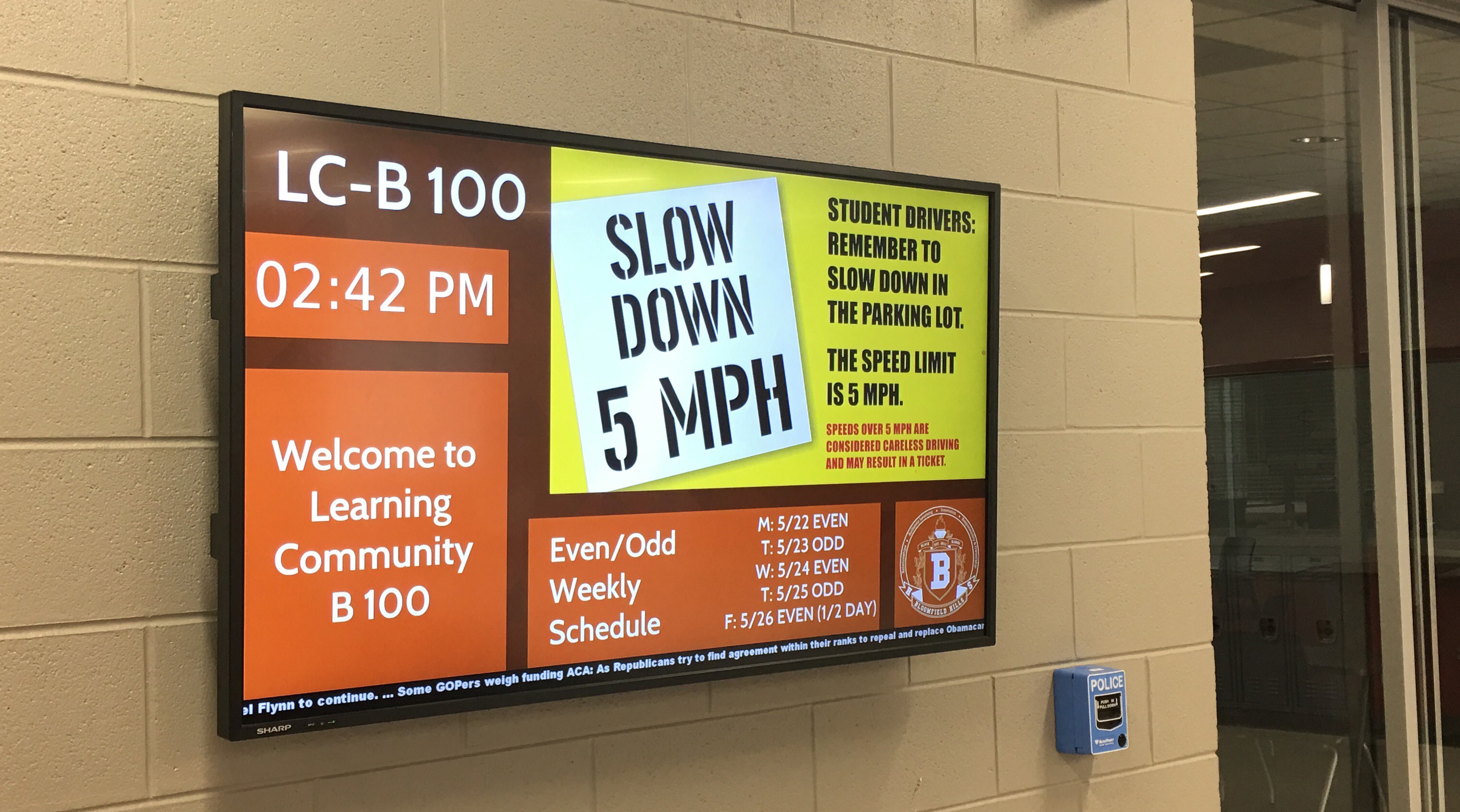 Carousel Digital Signage Enhancing Education in School